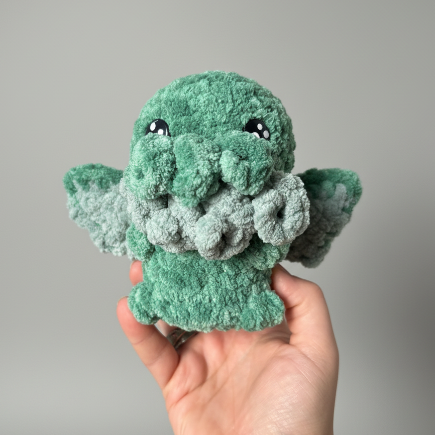 Baby Cthulhu  - Crochet Plushie