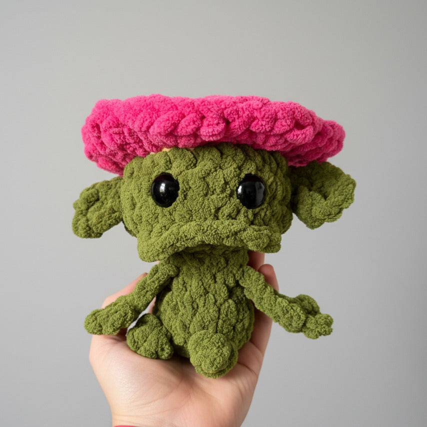 Flower Gobllin - Crochet Plush