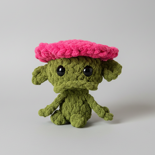 Flower Gobllin - Crochet Plush