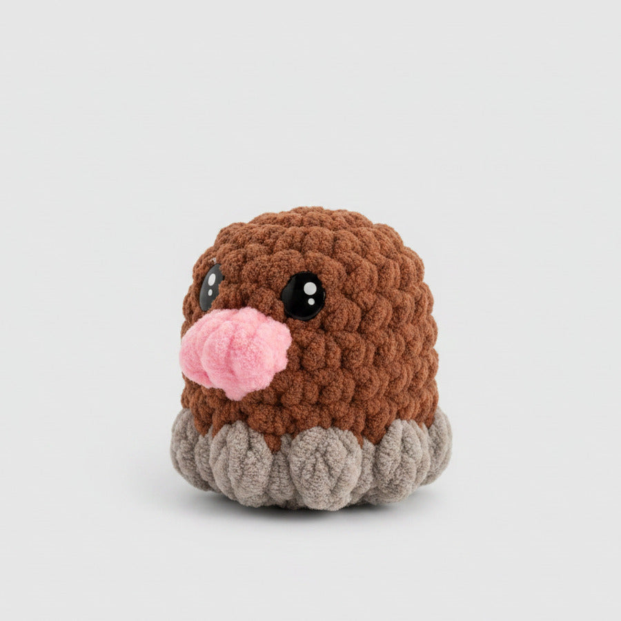 Pokemon - Diglett - Crochet Plush