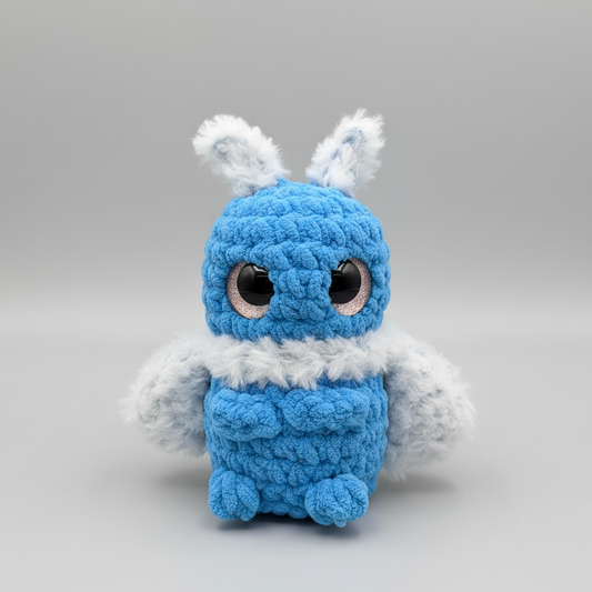 Mothman (blue) - Crochet Plush