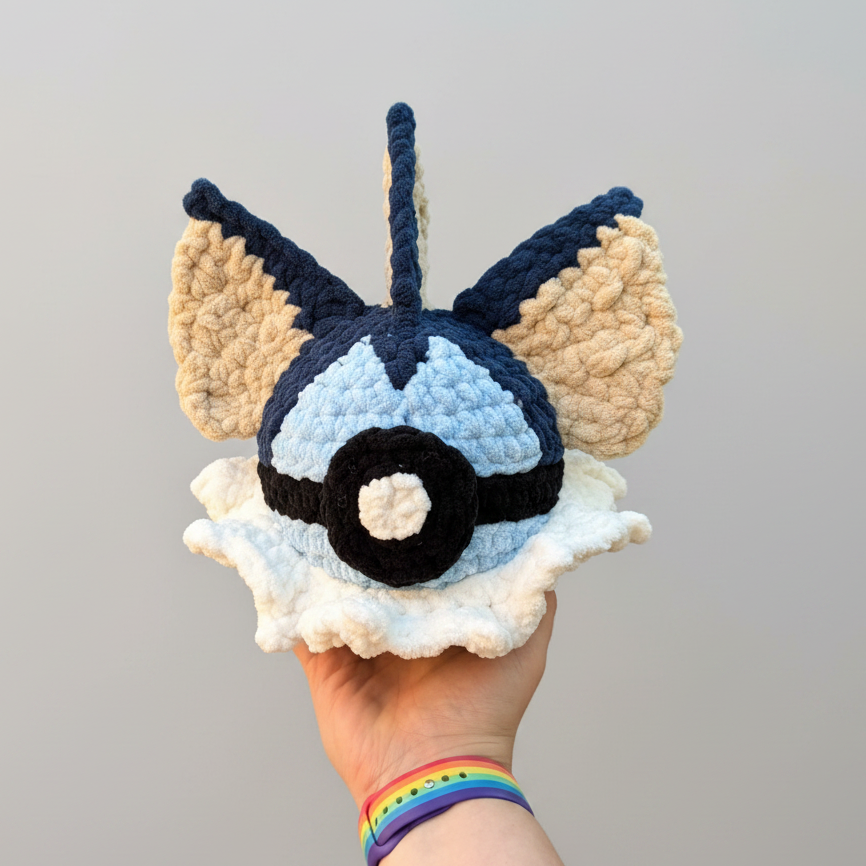 Pokemon - Vaporeon Pokeball - Crochet Plushie