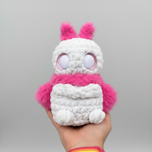 Mothman (Pink) - Crochet Plush