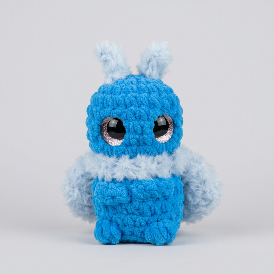 Mothman (Blue) - Crochet Plush