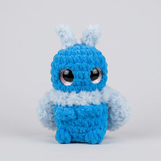 Mothman (Blue) - Crochet Plush