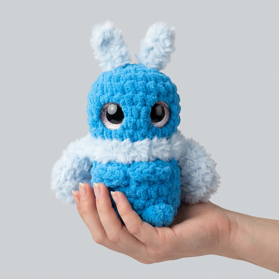 Mothman (Blue) - Crochet Plush