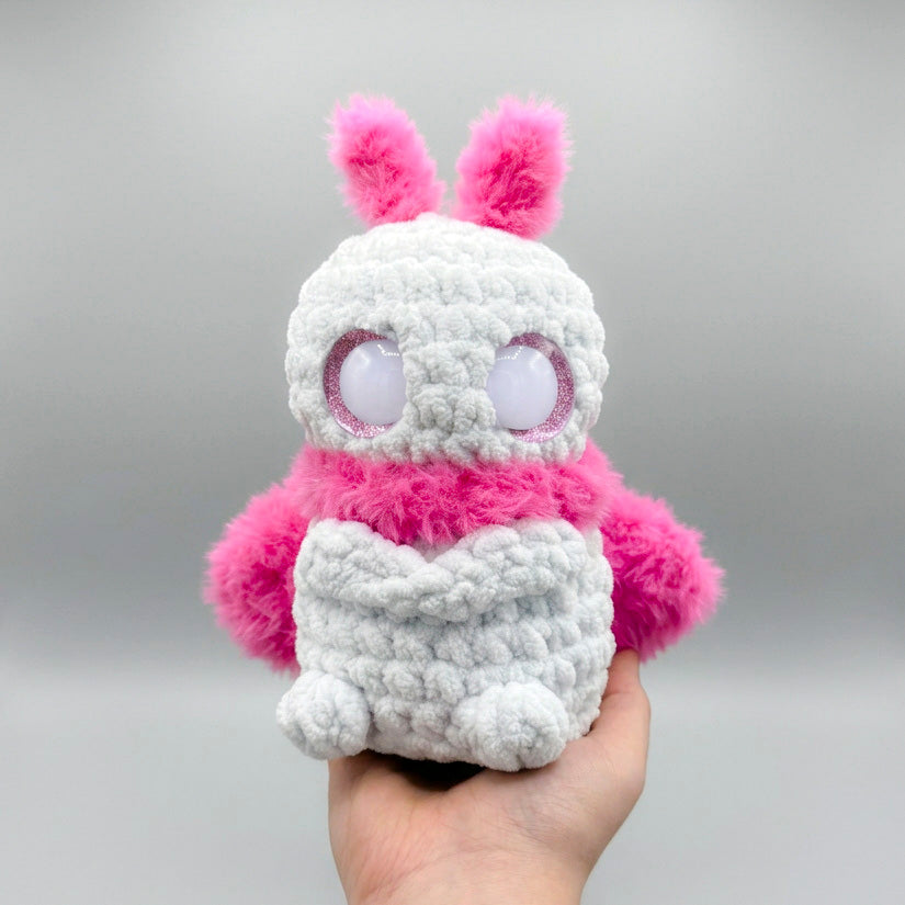 Mothman (Pink) - Crochet Plush