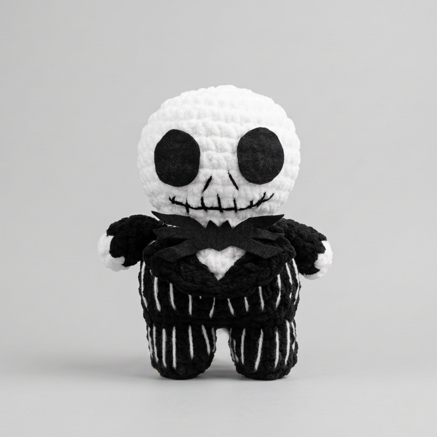 Jack Skellington - Crochet Plushie