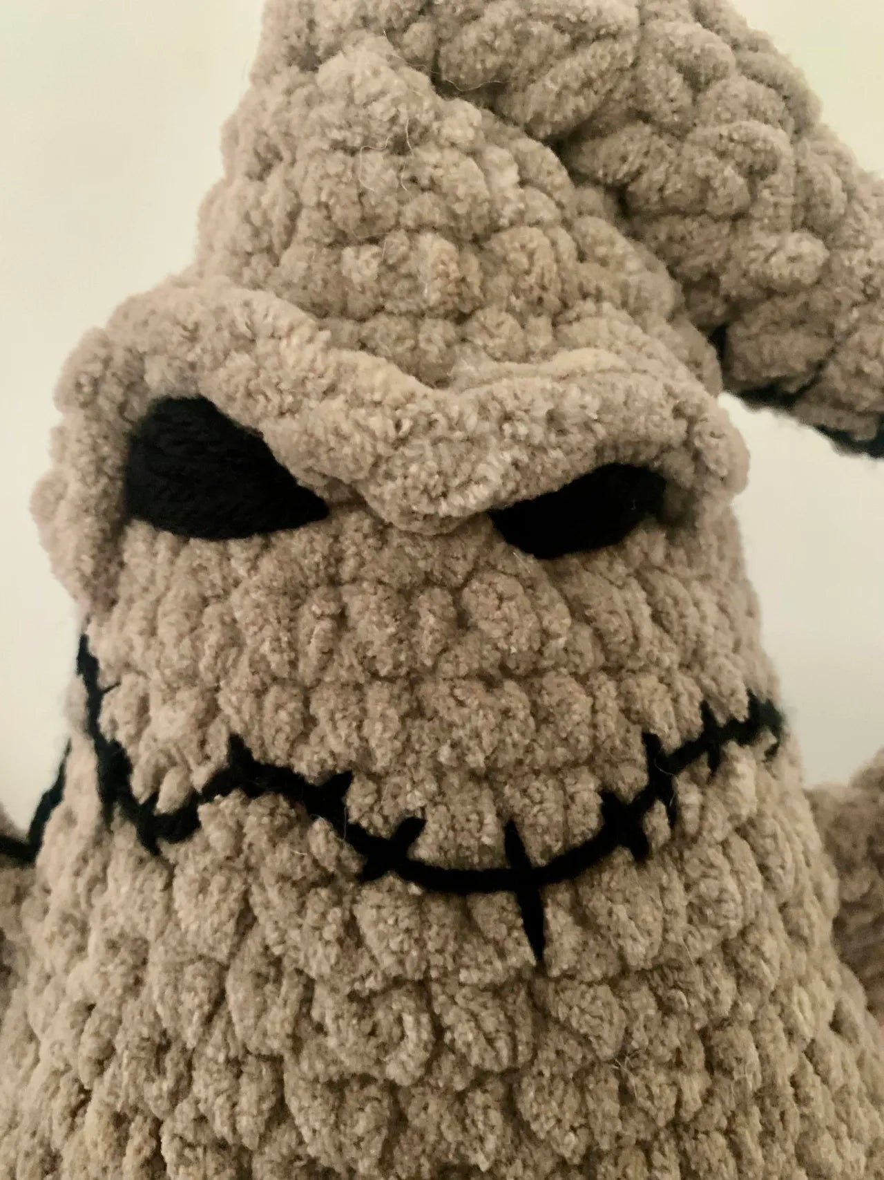 Oogie Boogie’s Crochet Nightmare Plushie, 14" tall - Made to order