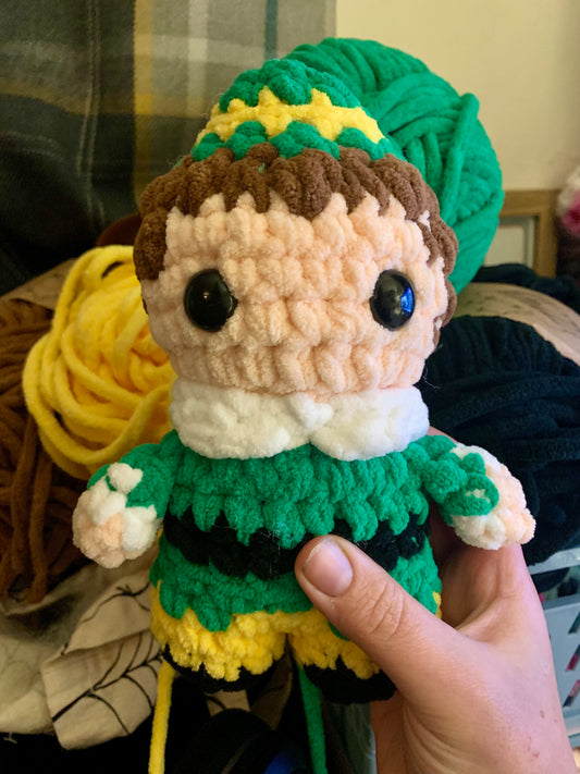 Buddy the Elf Crocheted Plushie – Your New Best Friend! - Made to order