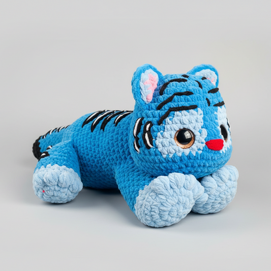 Giant Derpy Tiger Plushie