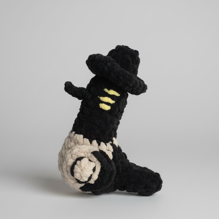 Derpy Tiger & Sussie | Handmade Chenille Yarn Plushies