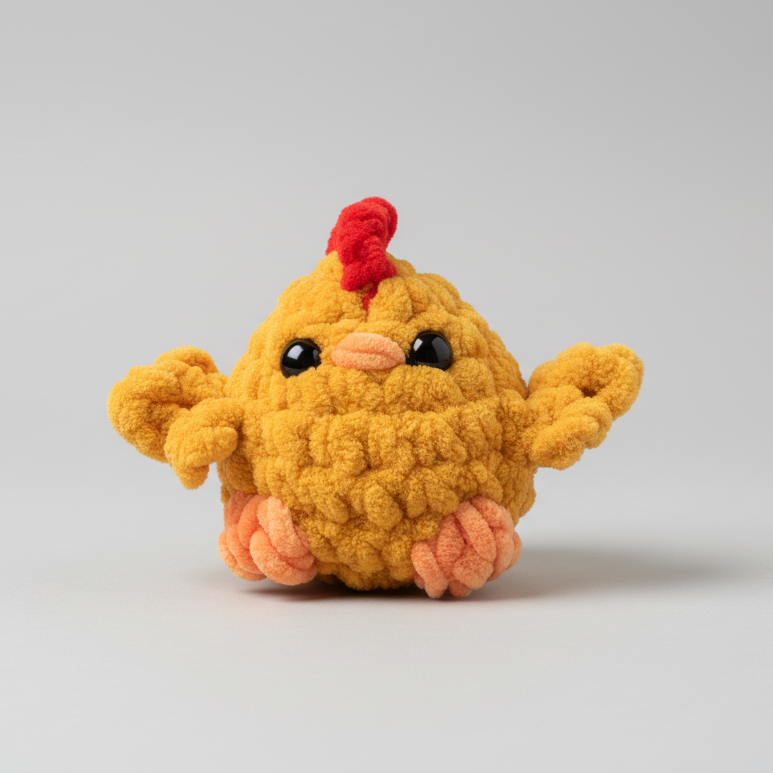 Baby Chick Crochet Plush