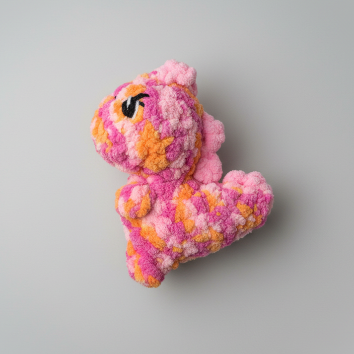 Dinosaur Crochet Plush – Baby-Safe