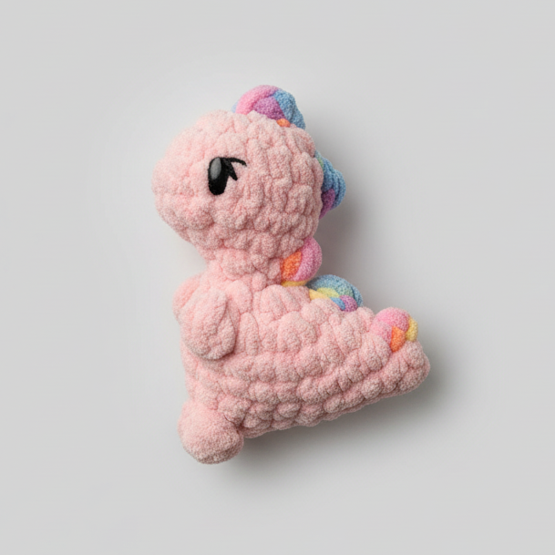 Dinosaur Crochet Plush – Baby-Safe