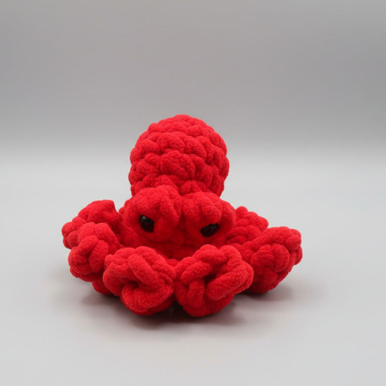 Baby Octopus Crocheted Plush