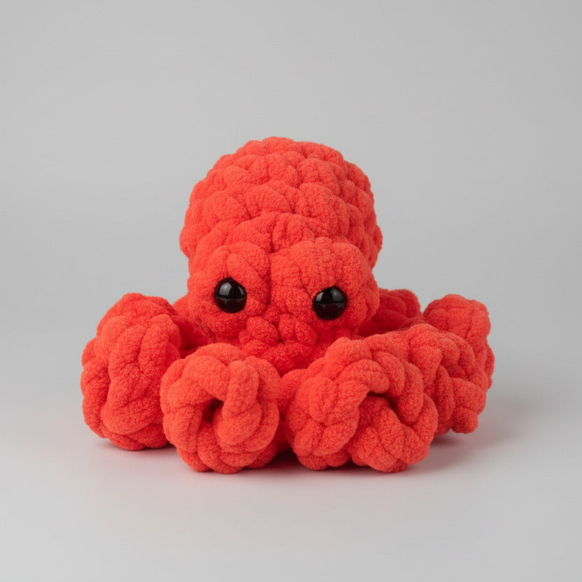 Baby Octopus Crocheted Plush