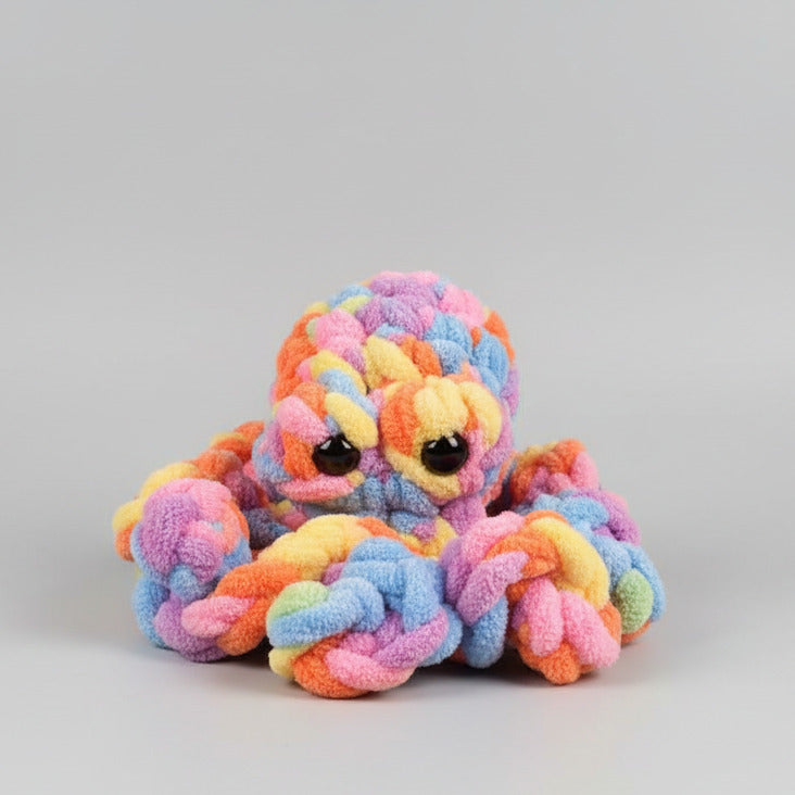Baby Octopus Crocheted Plush