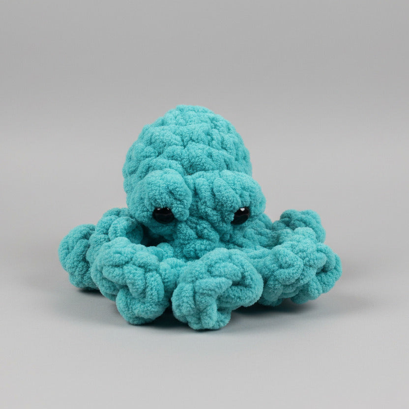 Baby Octopus Crocheted Plush