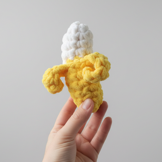Banana Handmade Crocheted Plush