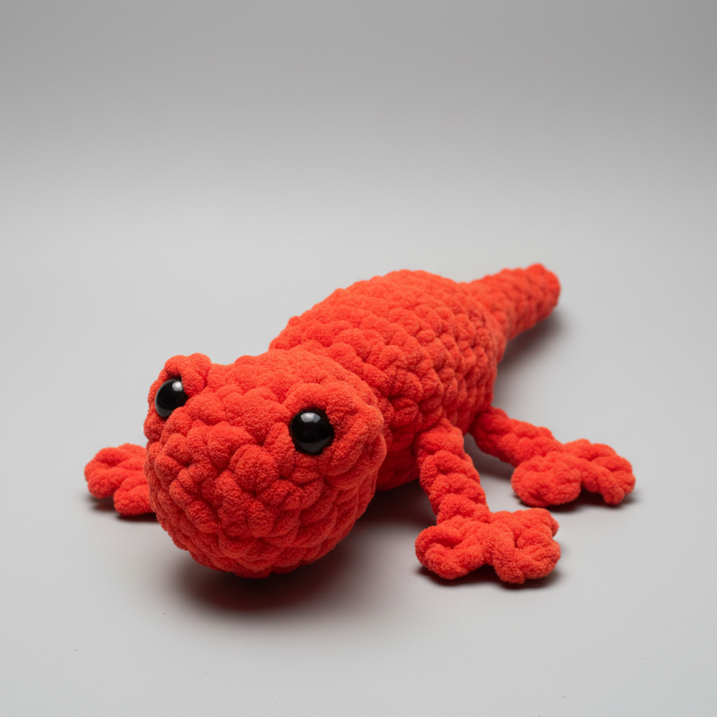 Lizard Handmade Crocheted Plush