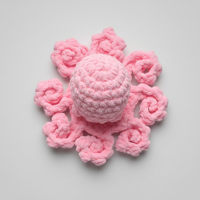 Large Octopus Handmade Crocheted Plush