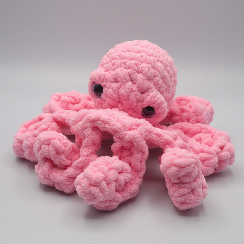 Large Octopus Handmade Crocheted Plush