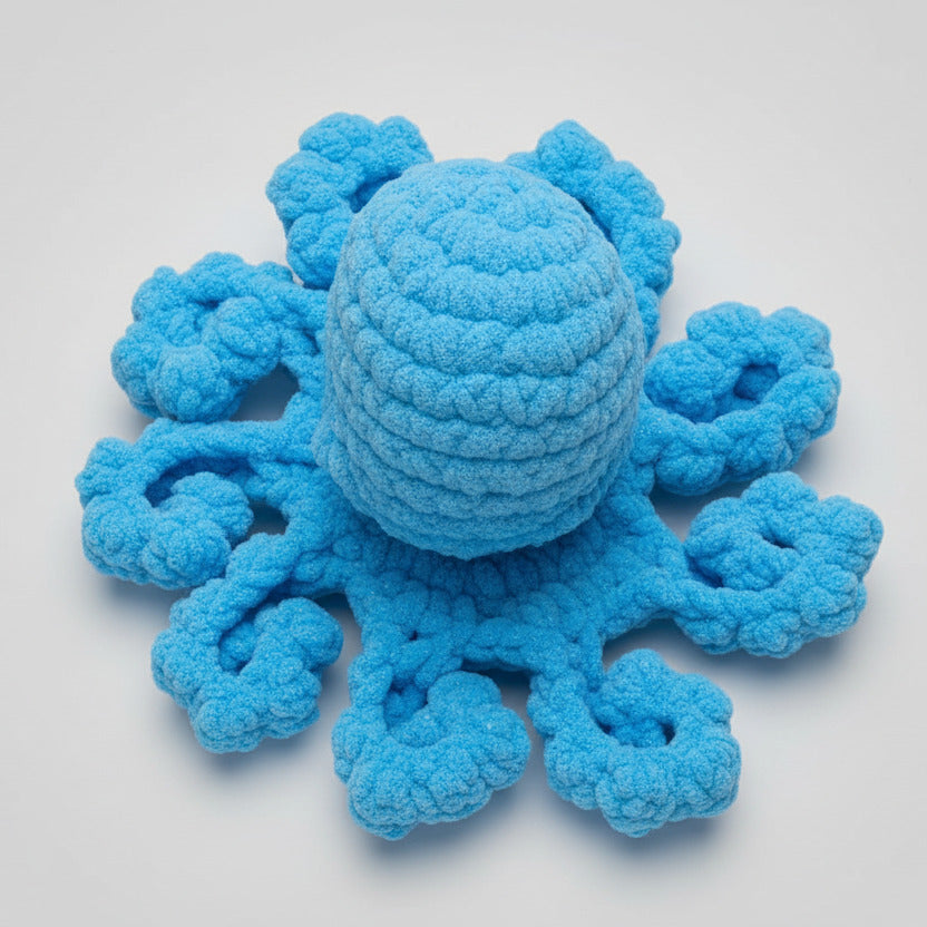 Large Octopus Handmade Crocheted Plush