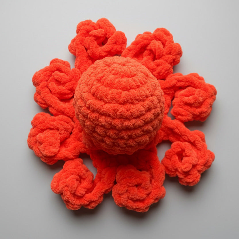 Large Octopus Handmade Crocheted Plush