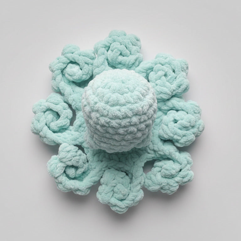 Large Octopus Handmade Crocheted Plush
