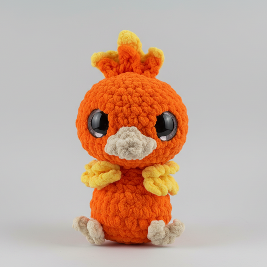 Pokemon - Torchic - Crochet Plushie