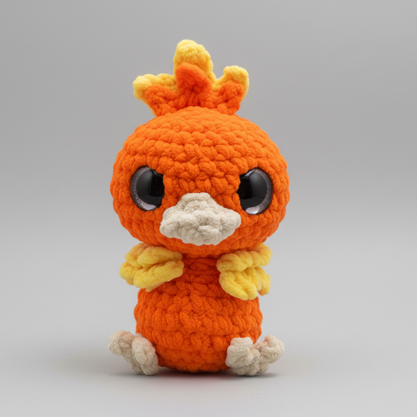 Pokemon - Torchic - Crochet Plushie