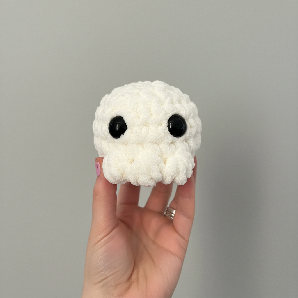 Baby Grim Reaper - Crochet Plushie