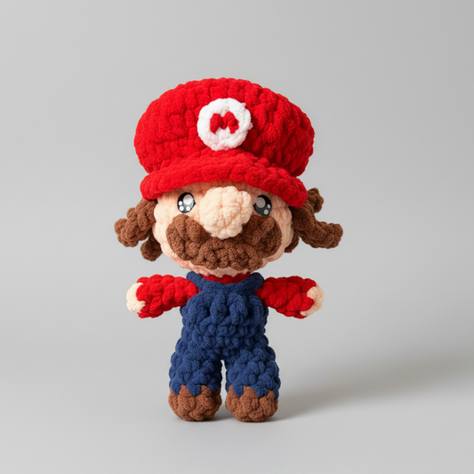 Mario - Crochet Plushie