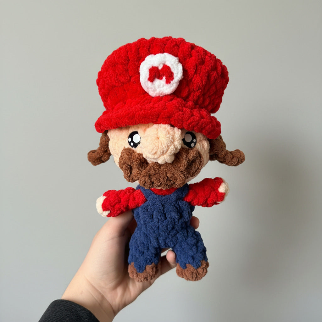 Mario - Crochet Plushie