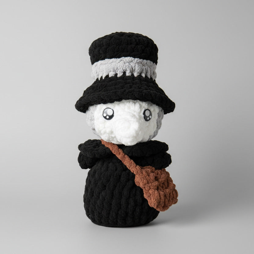 Plague Doctor Crochet Plush