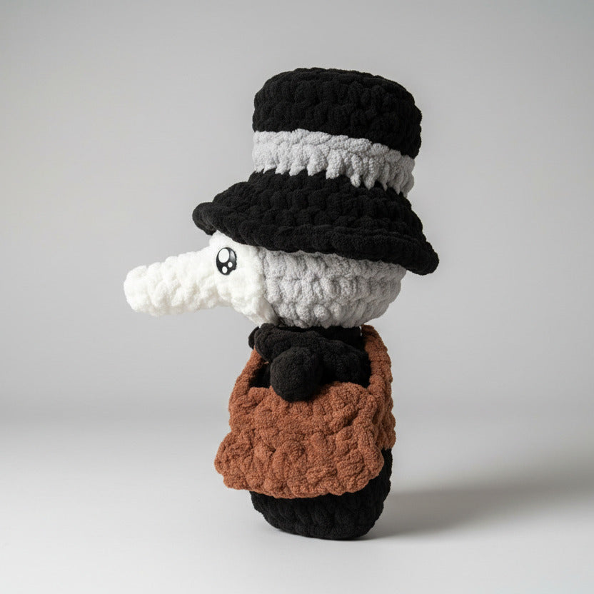 Plague Doctor Crochet Plush