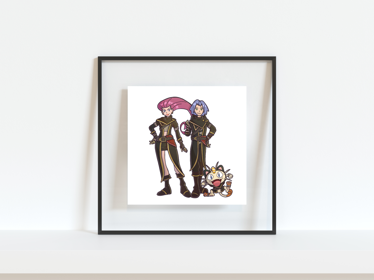 Jesse, James, and Mouth Pokemon Pirate Gamer Art Print