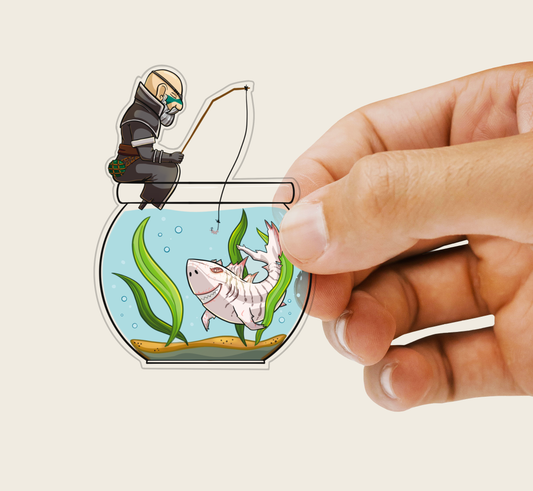 **PREORDER** Merrick Fishing Transparent Die Cut Sticker