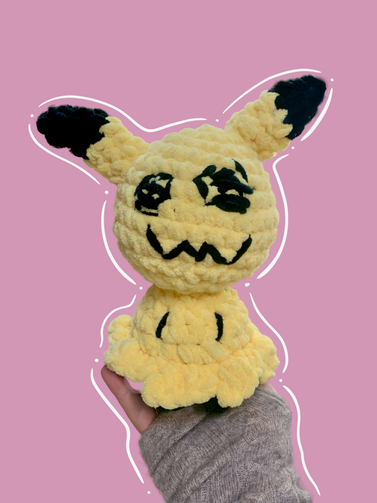 Mimiku Crochet Plush – 8" tall