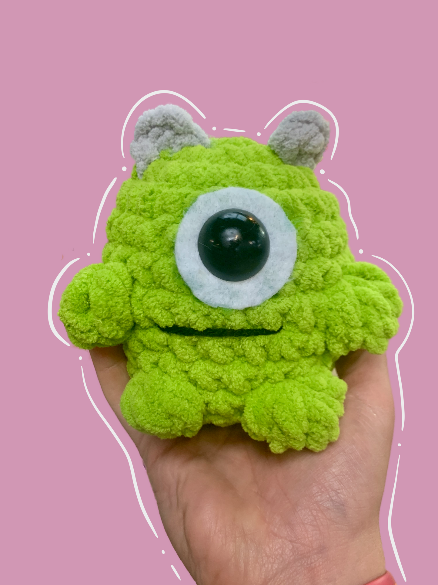 Monster Crochet Plush (assorted designs)