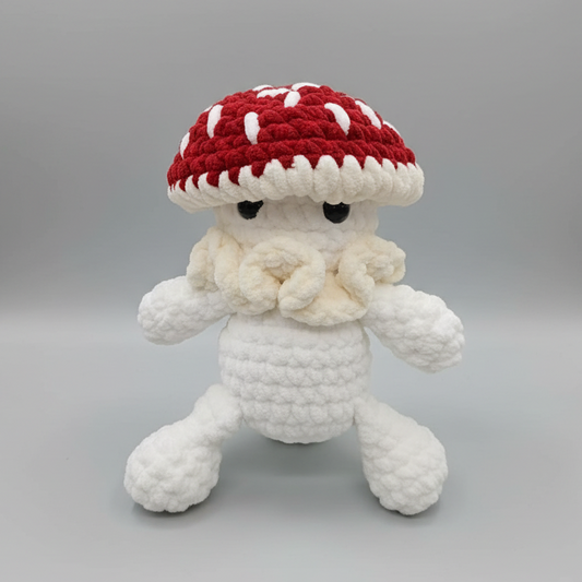 Mushroom Boy Crocheted Woodland Friend