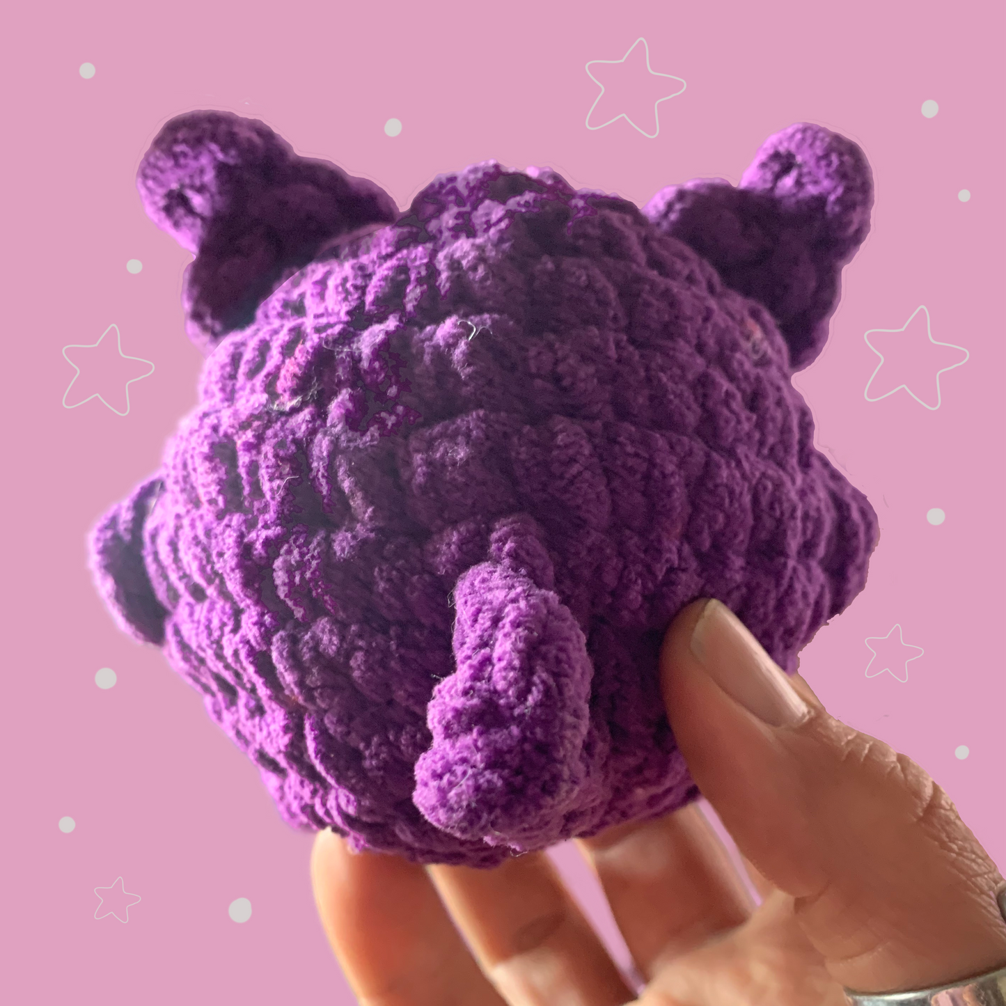 Pokemon - Gengar - Crochet Pokemon (Made to order)