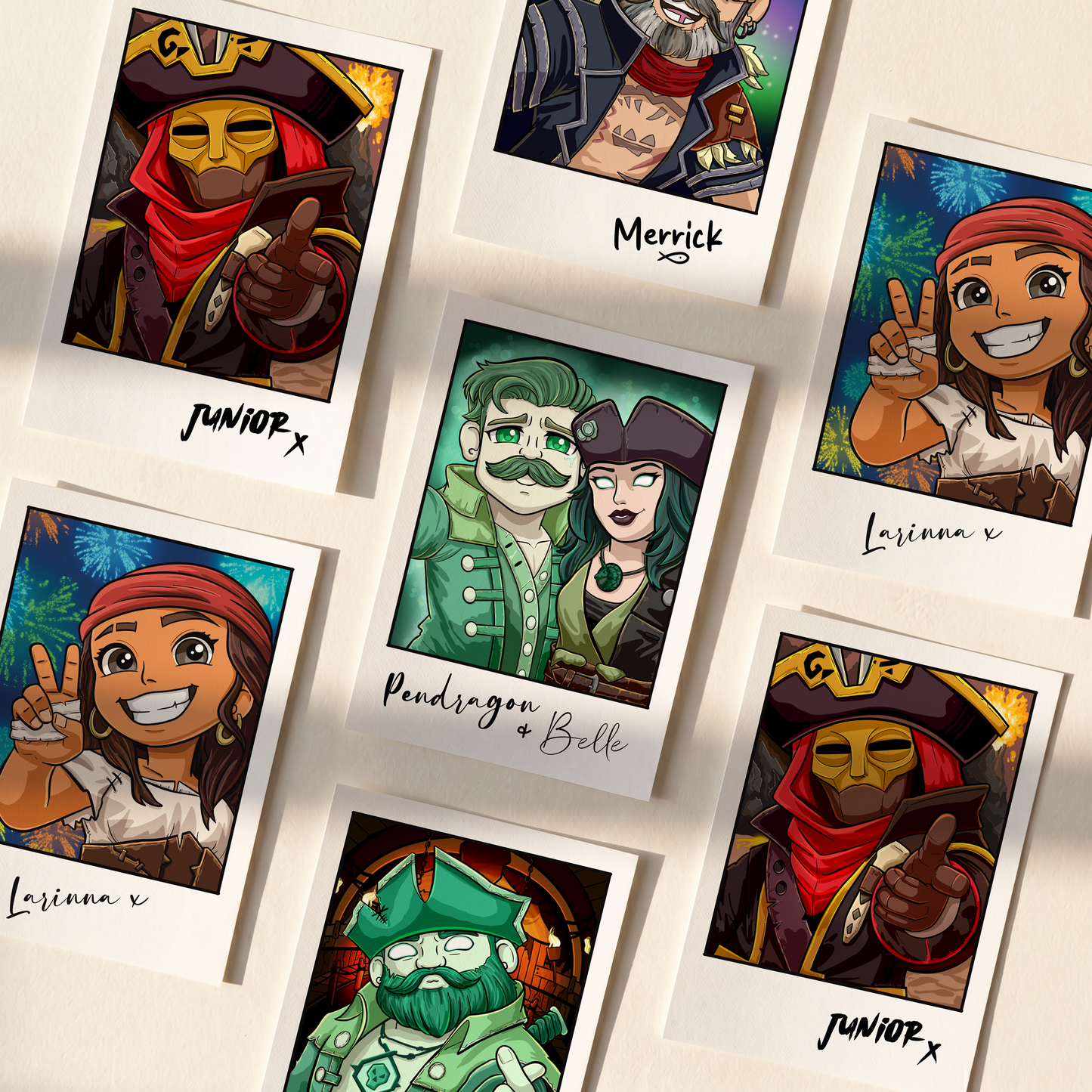 Set of 5 Inspired Art Print (SoTFest Pre-Order)