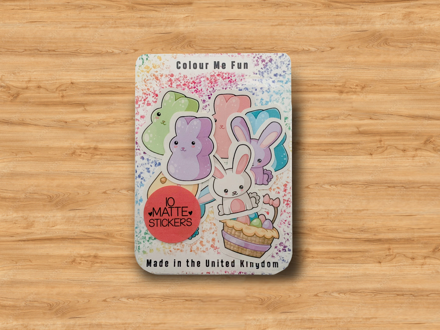 Happy Easter Sticker Set