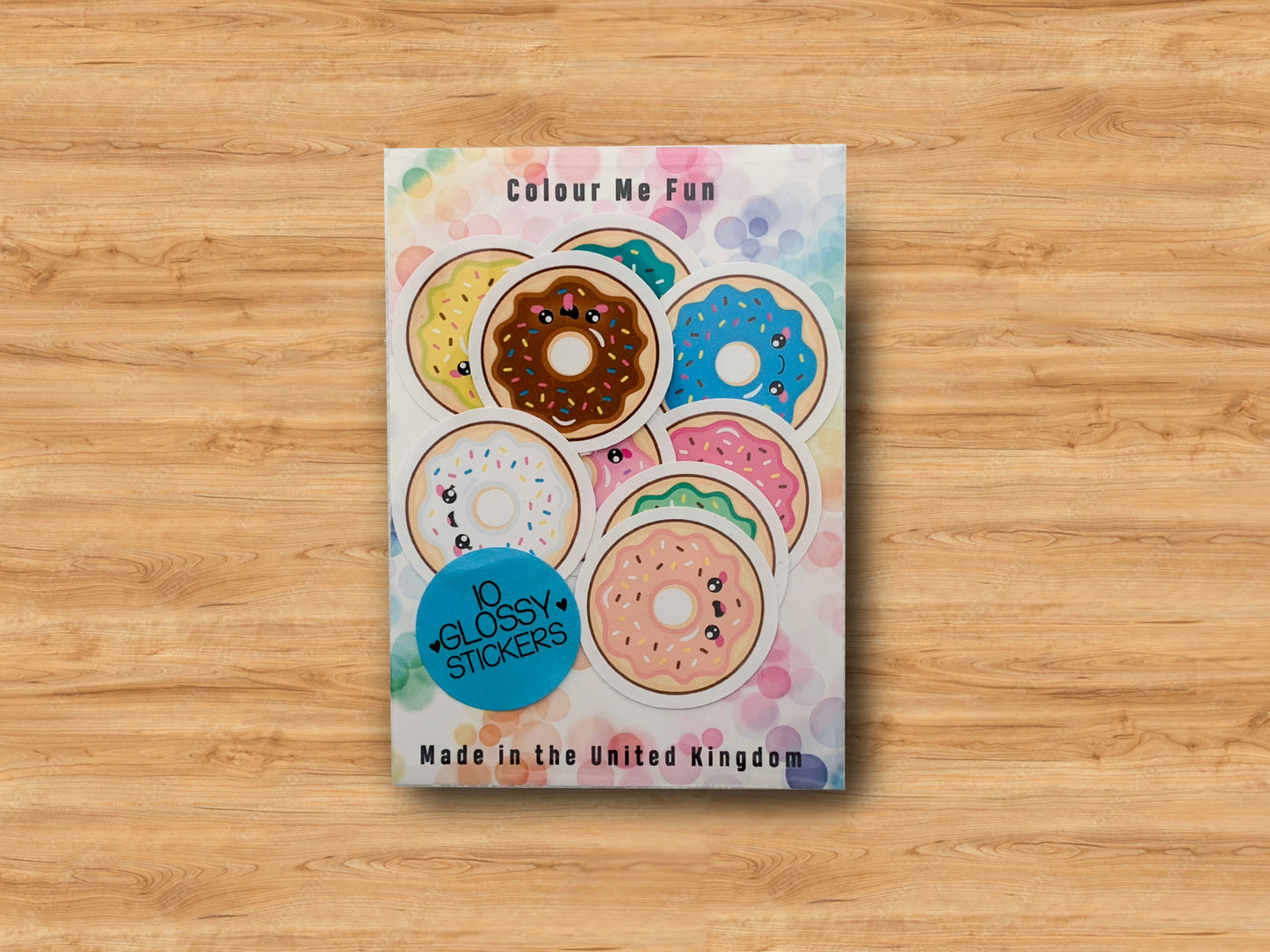 Kawaii Donut Sticker Set