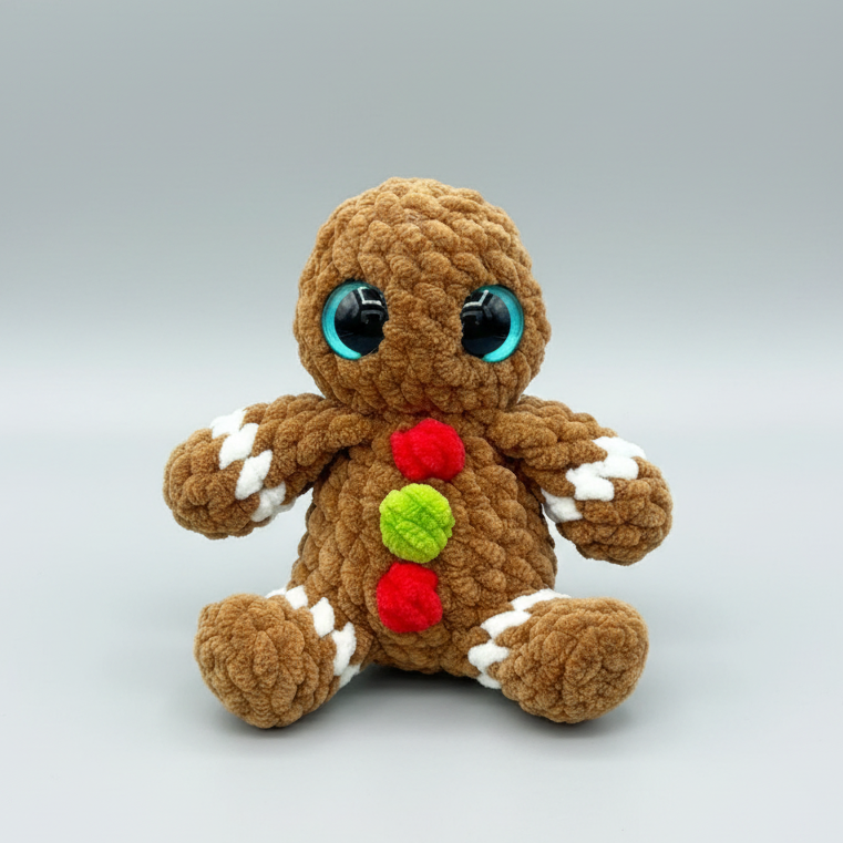 Gingerbread Crochet Plushie