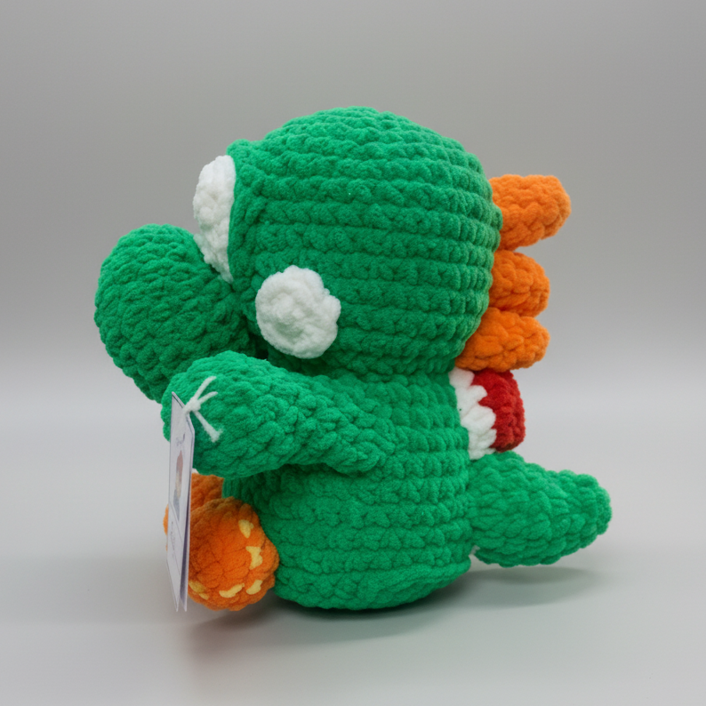 Yoshi Jumbo Crochet Plush –  15" tall