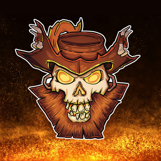 Flameheart Sea of Thieves Vinyl Sticker