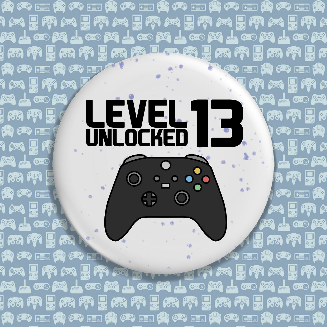 Personalised Gamer Birthday Badge